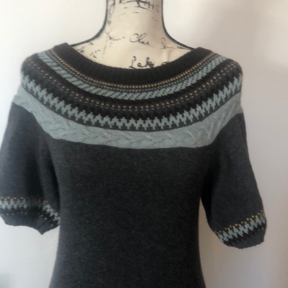 BCBG SWEATER DRESS IN CHARCOAL GRAY - Picture 2 of 8